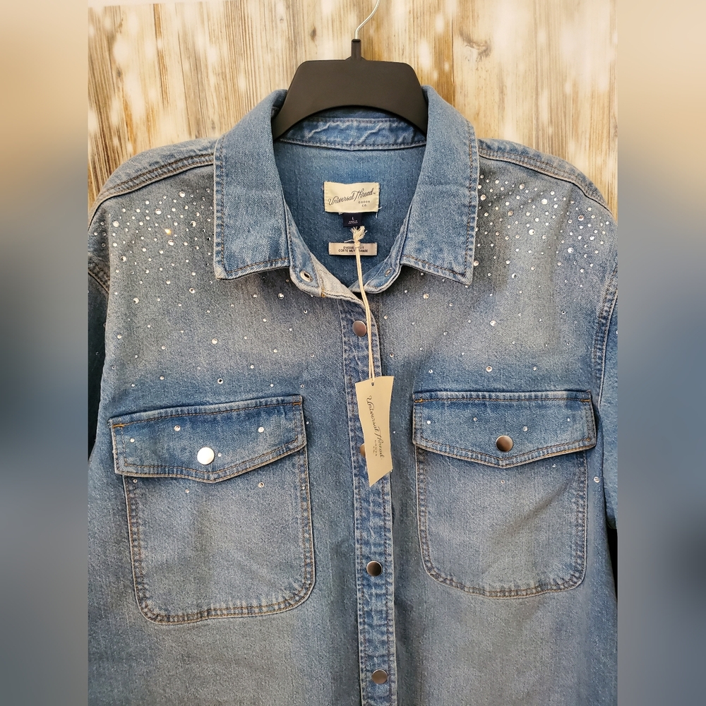 Universal Thread Oversized Denim Jacket NWT - image 2